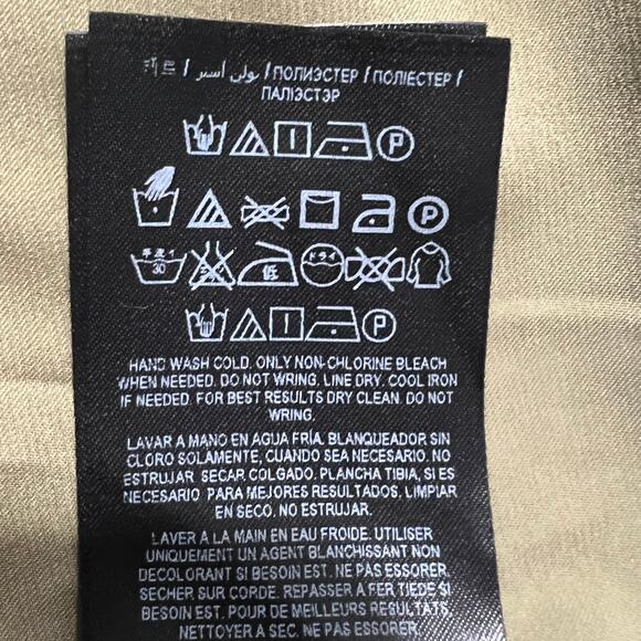 Guess Halter Off the Shoulder Mini Dress Green Women's Size Medium NWT - Picture 8 of 8